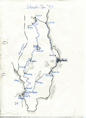 unsere Route Schweden 1985